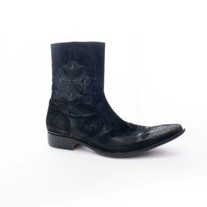 Mark Nason Black Leather Men's Boots Shoes